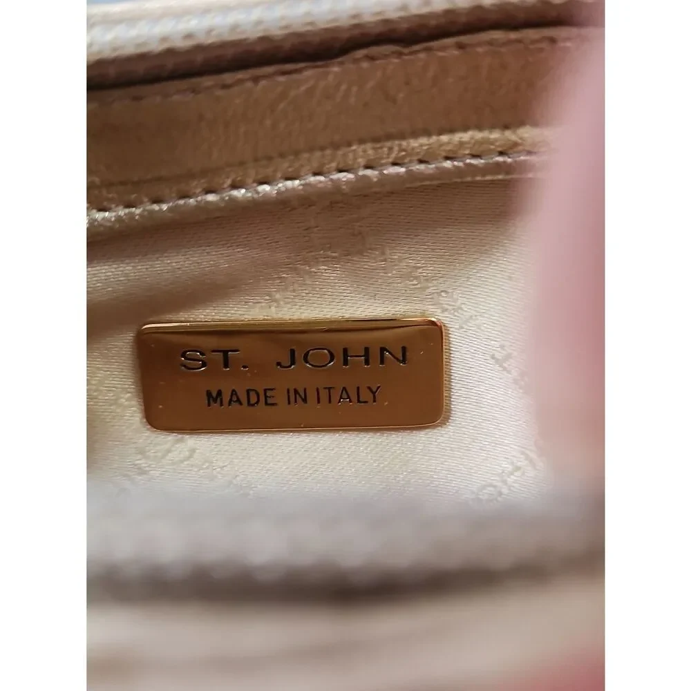 St. John Crescent Handbag Made in Italy